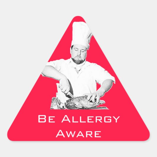 Wees allergiebewuste Sticker (Voorkant)
