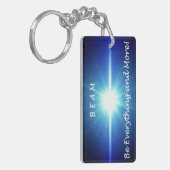 Wees alles en nog veel meer! Button Sleutelhanger (Voorkant Links)