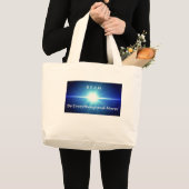 Wees alles en nog veel meer! grote tote bag (Voorkant (product))