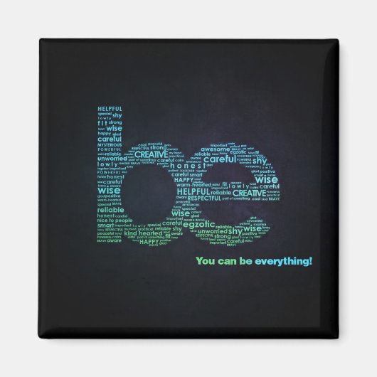 Wees alles magneet (Voorkant)