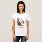 Wees alles wat je kunt beagle(TM) T-shirt met gemb (Voorkant volledig)
