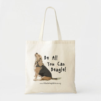 Wees alles wat je kunt Beagle! Tote bag
