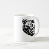 Wees als Beer in kracht en eenzaamheid Koffiemok (Voorkant rechts)