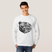 Wees als Beer in kracht en eenzaamheid T-shirt (Voorkant volledig)