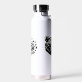 Wees als Beer in kracht en eenzaamheid Waterfles (Links)