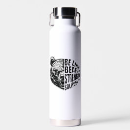 Wees als Beer in kracht en eenzaamheid Waterfles