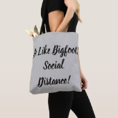Wees als Bigfoot & Sociale Afstand Tote Bag (Dichtbij)