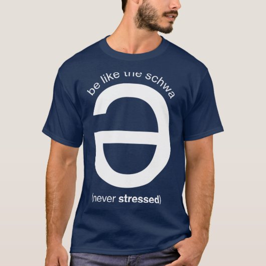 Wees als de Schwa-vrienden T-shirt (Voorkant)