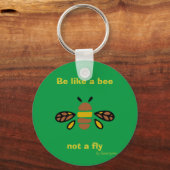 Wees als een bij sleutelhanger (Voorkant)
