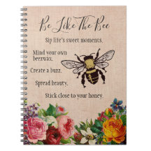 Wees als een bij-spiral notebook
