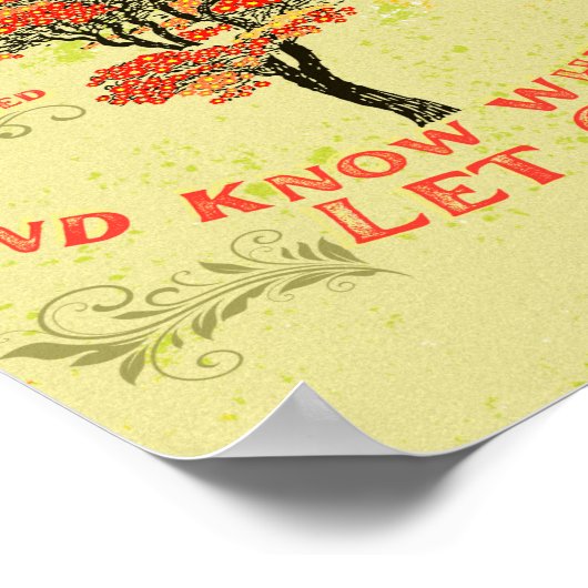 Wees als een boom poster (Hoek)