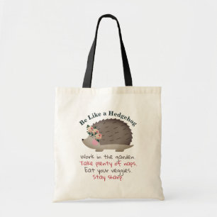 Wees als een egel-Canvas tas