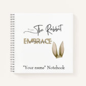 Wees als het konijn notitieboek (Voorkant)