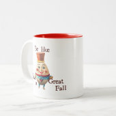 Wees als Humpty Tweekleurige Koffiemok (Voorkant links)