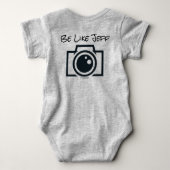 Wees als Jeff T-shirt, Vrouwen Romper (Achterkant)