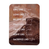 Wees als vrouwen in de bijbel magneet (Verticaal)