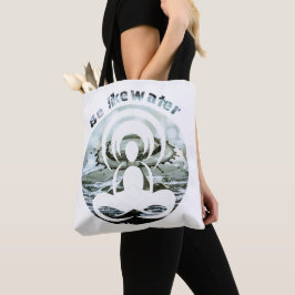 Wees als water dagelijks zen tote bag