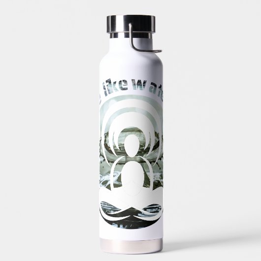 Wees als water dagelijks zen waterfles (Links)