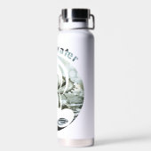 Wees als water dagelijks zen waterfles (Achterkant)