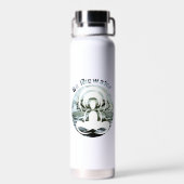 Wees als water dagelijks zen waterfles (Achterkant)