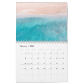 Wees als waterstrandliefhebbers 2025 kalender (Feb 2026)