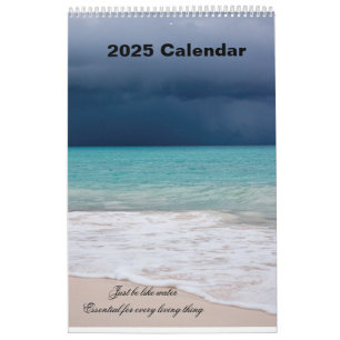 Wees als waterstrandliefhebbers 2025 kalender