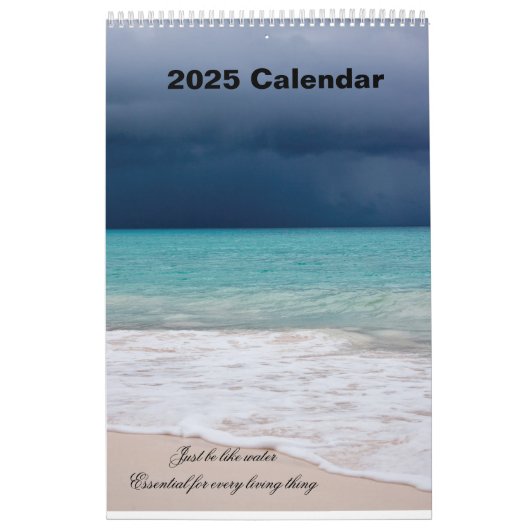 Wees als waterstrandliefhebbers 2025 kalender (Hoes)