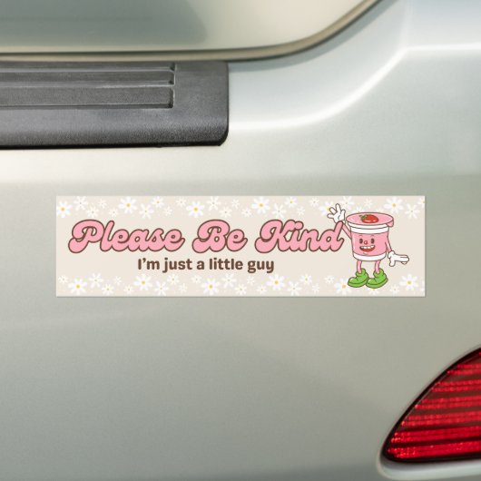 Wees alsjeblieft aardig dat ik gewoon een kleine j bumpersticker (Op auto)