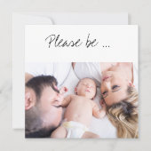 Wees alsjeblieft de Godparent Family-fotokaart van Kaart (Voorkant)