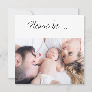 Wees alsjeblieft de Godparent Family-fotokaart van Kaart
