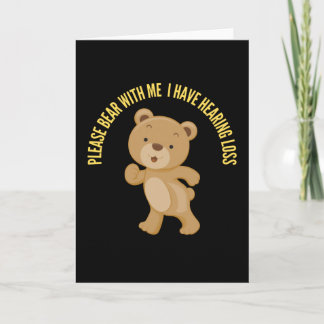 Wees Alsjeblieft Geduldig Met Mij Ik Heb Gehoorver Kaart