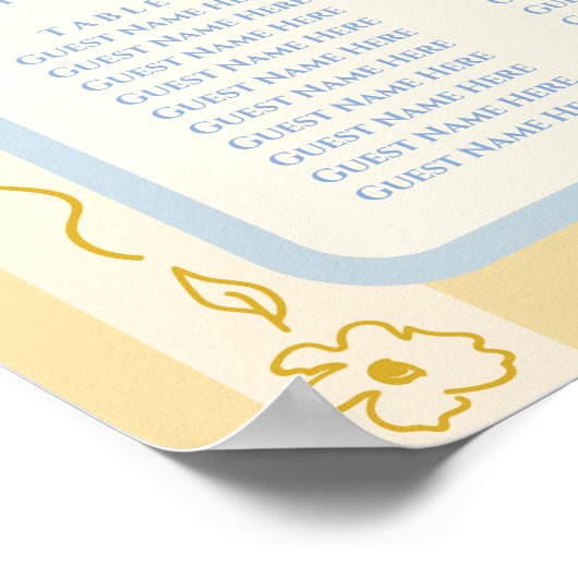 Wees alsjeblieft geplaatst Bloemzaad Pakket ontwer Poster (Hoek)