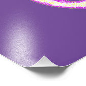 "Wees alsjeblieft makkelijk te gaan!" Cute Design. Foto Afdruk (Hoek)