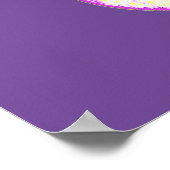 "Wees alsjeblieft makkelijk te gaan!" Cute Design. Poster (Hoek)