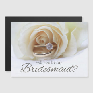 Wees alsjeblieft mijn Bridesmaid? Magnetische Uitnodiging