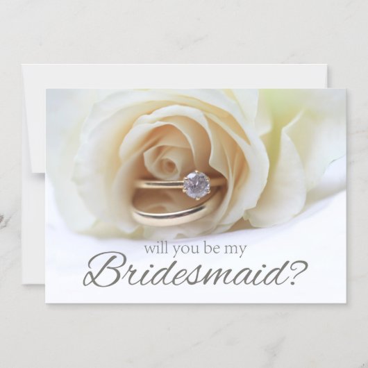 Wees alsjeblieft mijn Bridesmaid? Magnetische Uitnodiging (Voorkant)
