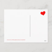 Wees alsjeblieft mijn Valentijn - Briefkaart (Achterkant)