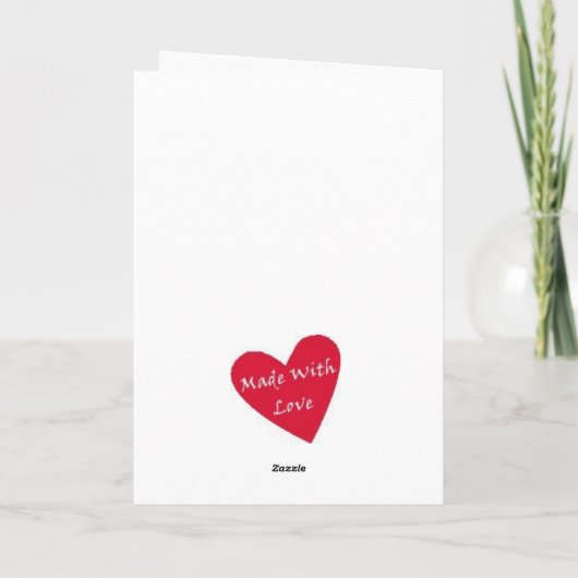 Wees alsjeblieft mijn Valentijn Feestdagen Kaart (Achterkant)