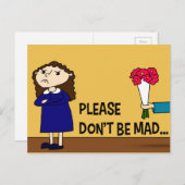 Wees alsjeblieft niet gek briefkaart (Voorkant / Achterkant)