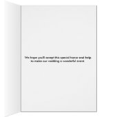 Wees alsjeblieft onze Ketubah-Witness-kaart (Binnen (Rechts))