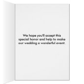 Wees alsjeblieft onze Ketubah-Witness-kaart (Binnen (Rechts))