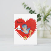 Wees alsjeblieft van mij voor de Valentijnsdag Feestdagenkaart (Staand voorkant)