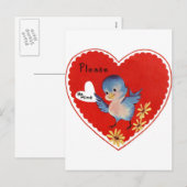 Wees alsjeblieft van mij voor de Valentijnsdag Feestdagenkaart (Voorkant / Achterkant)