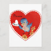 Wees alsjeblieft van mij voor de Valentijnsdag Feestdagenkaart (Voorkant)