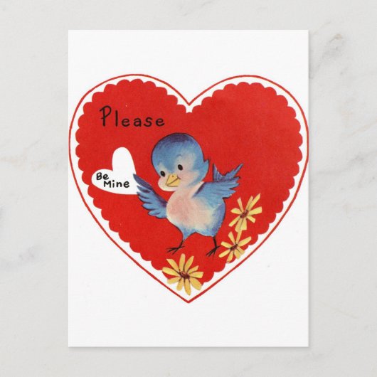 Wees alsjeblieft van mij voor de Valentijnsdag Feestdagenkaart (Voorkant)