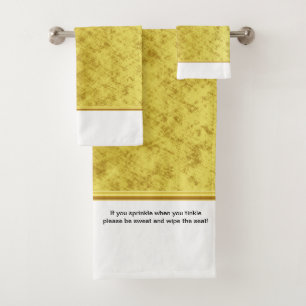 wees alsjeblieft zweet en veeg de stoel af ! bad handdoek