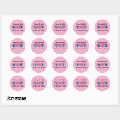 Wees Alstublieft Aardig, ik heb een Visuele Beperk Ronde Sticker (Vel)