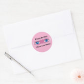 Wees Alstublieft Aardig, ik heb een Visuele Beperk Ronde Sticker (Envelop)