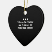 Wees alstublieft patiënt als ik een irriteerbaar d keramisch ornament (Links)