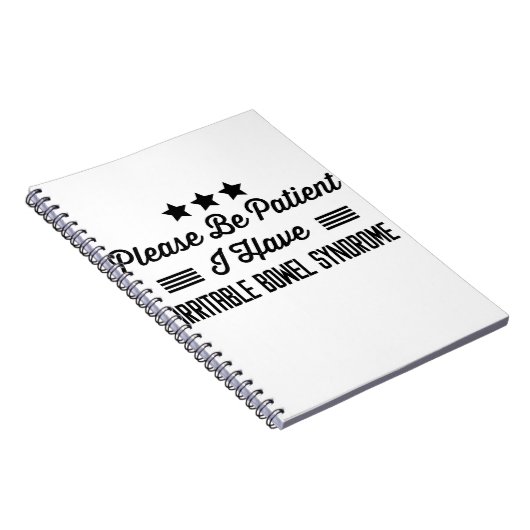 Wees alstublieft patiënt als ik een irriteerbaar d notitieboek (Rechterzijde)